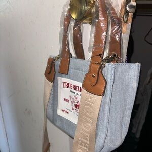 True religion mini tote/crossbody
